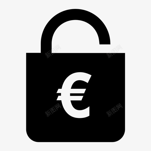 解锁欧元货币区被盗资金图标svg_新图网 https://ixintu.com 不安全 可用来源 存款 开放式外汇 被盗资金 解锁欧元 货币区 金融