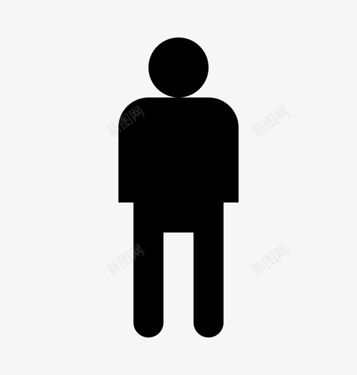 男士成人个人图标svg_新图网 https://ixintu.com 个人 成人 投票和奖励材料设计图标 男士 男性