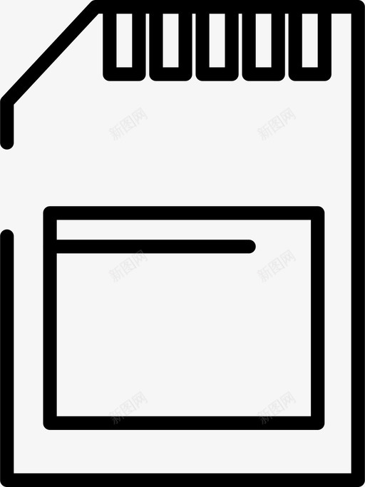 sd卡sdhc读卡器图标svg_新图网 https://ixintu.com sdhc sd卡 下载 信息 存储器 数据 计算机 读卡器