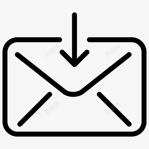 邮件收件箱否邮件图标svg_新图网 https://ixintu.com 保留 信封 免费设置行图标 否 已售 粗体 通讯 邮件 邮件收件箱 金色