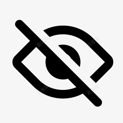 不可见视图尖酸图标svg_新图网 https://ixintu.com 不可见 宽 尖酸 杰作 电子凝视 盲目 眼睛 精致 线图标 视图 隐藏