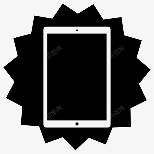黑色ipadapple平板电脑ipadipadapple图标svg_新图网 https://ixintu.com apple平板电脑ipadipadapple 黑色ipad