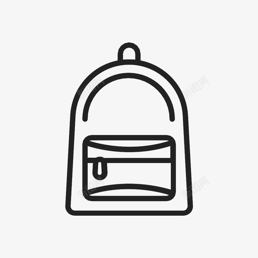 背包旅行学校图标svg_新图网 https://ixintu.com 加 包 另一个 学校 工会 支票 旅行 背包 附加