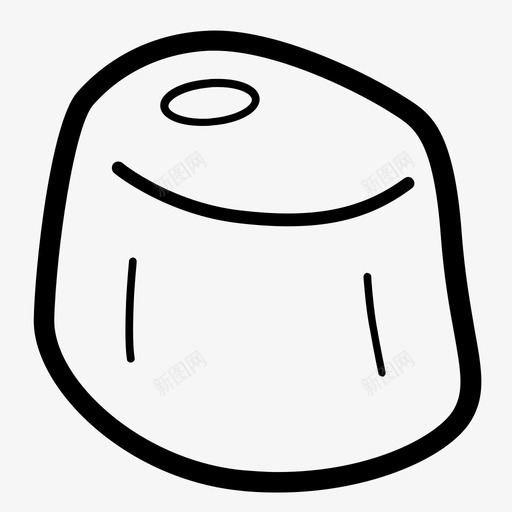 棉花糖开始零食图标svg_新图网 https://ixintu.com 十二生肖 图形 开始 打开 棉花糖 点击 糖果 绒毛 零食 食物 食物乐趣