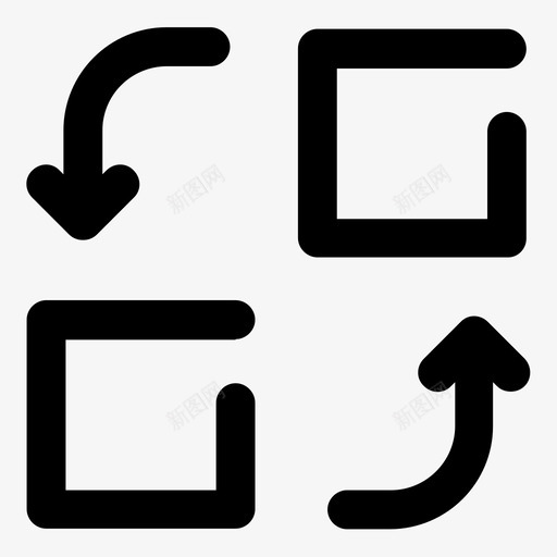 旋转切换拼写图标svg_新图网 https://ixintu.com 伏击 切换 创意轮廓 妄想 拼写 旋转 替换 硬质合金 移动 突袭