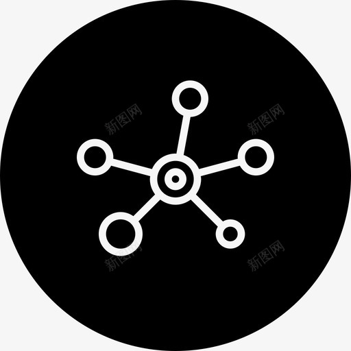 科学研究脉冲图标svg_新图网 https://ixintu.com 原子 吃草 学校和教育圆线差第二卷 振荡 无线 研究 科学 脉冲 跳动 连接 鼹鼠