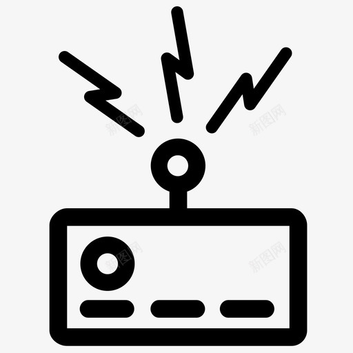 信号传感器射频图标svg_新图网 https://ixintu.com 传感器 传输 信号 信息 射线 射频 数据 无线电 网络 连接 通信