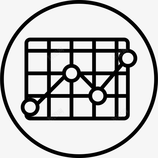 线图正方形形状图标svg_新图网 https://ixintu.com 分析 单色 图表 圆 形状 性能 正方形 研究 线 线图 网页搜索引擎优化圆线 静态