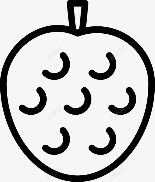 番荔枝信号多个图标svg_新图网 https://ixintu.com 信号 哥伦比亚 多个 异国风味 更多 标记 水果 热带 热带水果 番荔枝 食品