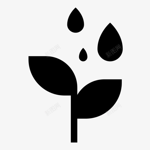 植物浇水水草饲养图标svg_新图网 https://ixintu.com 农业 园艺 护理 树叶 植物 植物浇水 水草 生态 自然 饲养