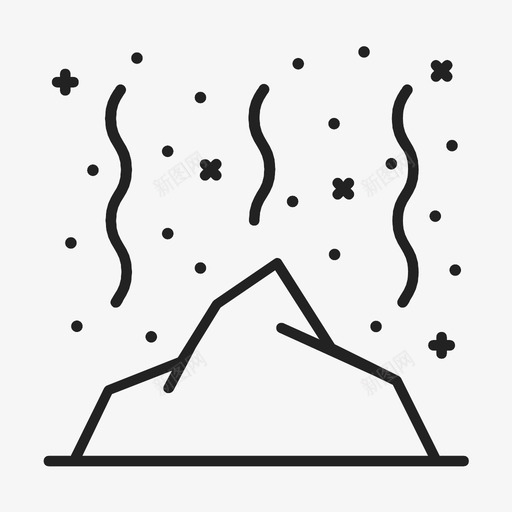 北极光悸动极点图标svg_新图网 https://ixintu.com 互联网 北极 北极光 山脉 悸动 振荡 无线 最新技术 极点