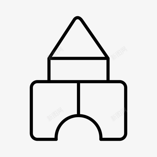 城堡玩具假期夏天图标svg_新图网 https://ixintu.com 假期 城堡玩具 夏天 婴儿 幼儿 方块 海滩 玩耍 铲子