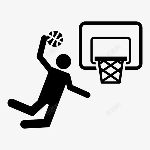 扣篮得分nba图标svg_新图网 https://ixintu.com nba 体育 得分 扣篮 果酱 篮球 迈克尔乔丹