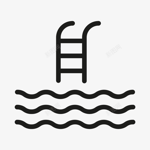 水塘图标svg_新图网 https://ixintu.com 水塘