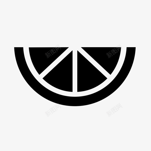 酸橙柠檬柑橘图标svg_新图网 https://ixintu.com 切片 柑橘 柠檬 楔形 水果 蔬菜和水果字形 酸橙 食物