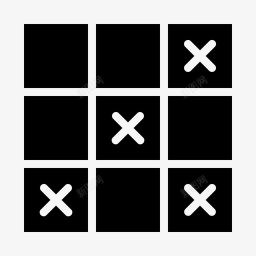 tictactoe简单学校图标svg_新图网 https://ixintu.com tictactoe 休闲 体育字形 学校 游戏 积木 笔和纸 简单 胜利 谜语