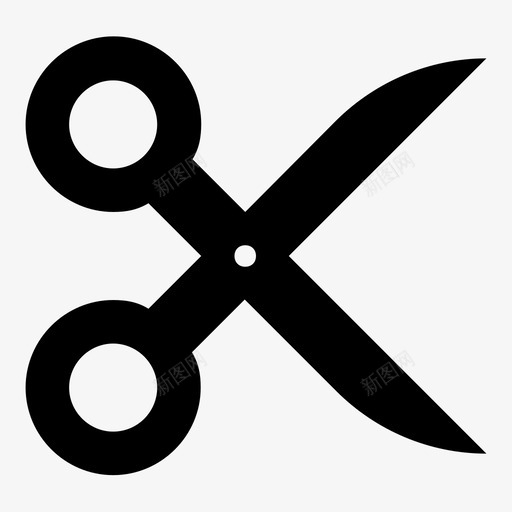 剪刀刀片剪图标svg_新图网 https://ixintu.com 修边机 刀片 剪 剪刀 工具 开