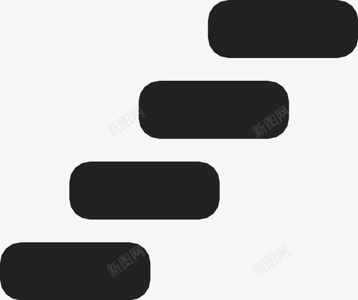 楼梯上两层图标svg_新图网 https://ixintu.com 上 下降 两层 健身 台阶 木制 楼梯 自动扶梯 酒店