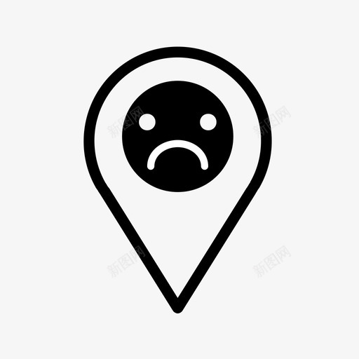 萨德别针地图标签针标记svg_新图网 https://ixintu.com 地图标签针标记 萨德别针