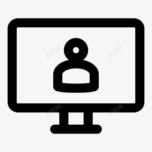 用户监视器帐户视图用户视图图标svg_新图网 https://ixintu.com led监视器 pc屏幕 人员 屏幕通知 帐户显示 帐户视图 用户显示 用户监视器 用户视图 计算机显示器 计算机监视器 设备粗体