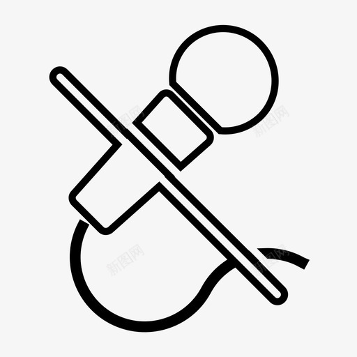 音乐关了不许说话不准录音图标svg_新图网 https://ixintu.com 不准录音 不许说话 音乐关了