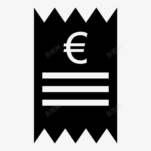 收据付款项目图标svg_新图网 https://ixintu.com 交换 付款 发票发票发票 合同 商店 收据 自由职业者 账单 购买 项目