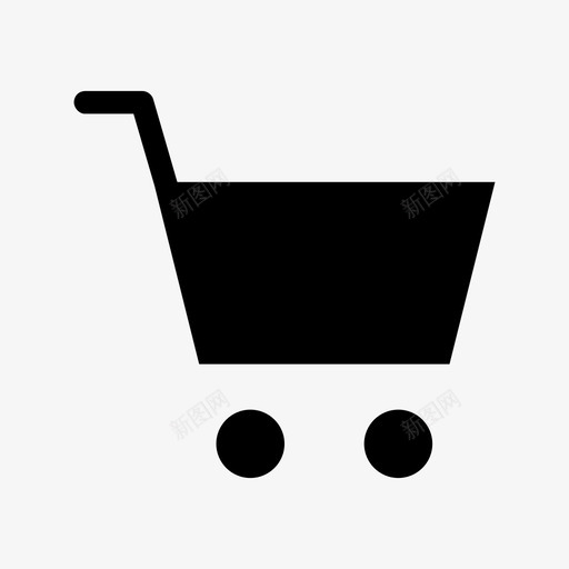 购物车商店推送图标svg_新图网 https://ixintu.com 停车场 商店 市场 推送 无家可归者 电子商务 网上购物 购买 购物字形 购物车 超市 食品杂货