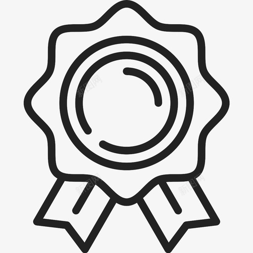 奖牌优胜者游戏奖章图标svg_新图网 https://ixintu.com 丝带 优胜者 冠军 奖励 奖牌 游戏奖章 电影奖章