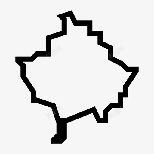 科索沃地震领土图标svg_新图网 https://ixintu.com 世界地图 地图 地震 塞尔维亚 放牧 暴动 欧洲 爆发 特里姆 科索沃 领土