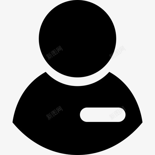带负号的用户接口通用图标svg_新图网 https://ixintu.com 带负号的用户 接口 通用