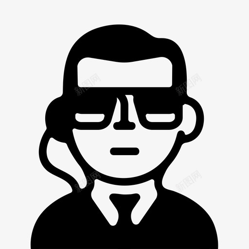 保镖保安保护图标svg_新图网 https://ixintu.com fbi 人物偶像 保安 保护 保镖 名声 帮助 技能 枪 特工 男保镖