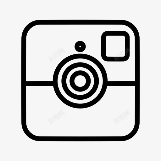 相机宝丽来摄影图标svg_新图网 https://ixintu.com instax 宝丽来 宝丽来相机 展示品 摄影 文章 材料 物品 相机 镜头