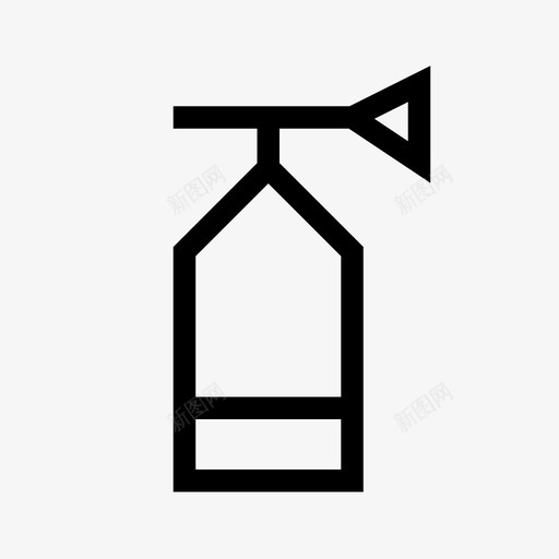 灭火器消防安全消防泡沫图标svg_新图网 https://ixintu.com 应急 消防 消防安全 消防泡沫 消防部门 灭火器 菱形公共标志
