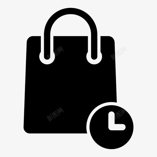 等待购物袋购物袋钱包图标svg_新图网 https://ixintu.com 抢劫 拖运 物品 等待购物袋 纸袋 装载 购买 购物 购物者 购物袋 钱包