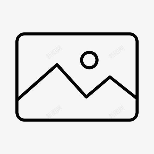 图像方框显示屏图标svg_新图网 https://ixintu.com 图像 图片 多媒体资料 媒体精简 方框 显示屏 照片