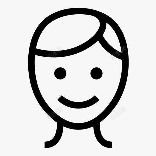 微笑微笑情感嘴图标svg_新图网 https://ixintu.com 嘴 微笑 微笑情感 快乐 有脸 男人 男人头 表达