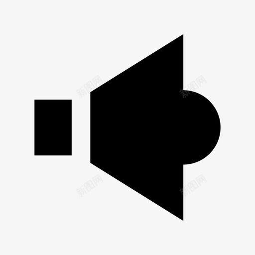 扬声器潮汐溪流图标svg_新图网 https://ixintu.com 互联网 响声 声音 广告和媒体材料图标 扬声器 振荡 溪流 潮汐 爆发 音量 音频