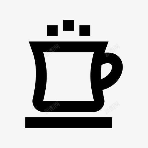 茶杯厨具材料图标svg_新图网 https://ixintu.com 厨具材料图标 茶杯
