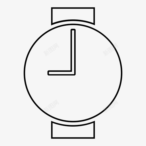 手表表顺时针图标svg_新图网 https://ixintu.com 手表 表顺时针