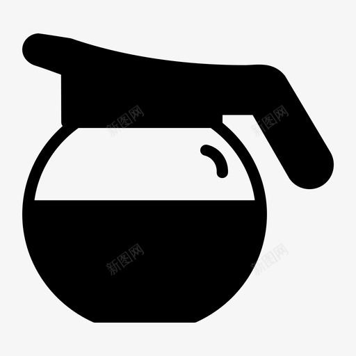 咖啡壶饮料爪哇图标svg_新图网 https://ixintu.com 储藏室 厨房公用设施和器具铭文 咖啡壶 壶 早晨 水 水壶 爪哇 饮料