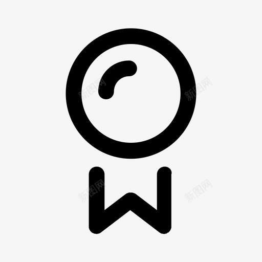 奖牌运动第一名图标svg_新图网 https://ixintu.com 冠军 奖励 奖牌 徽章 成就 收入 第一名 获奖者 运动