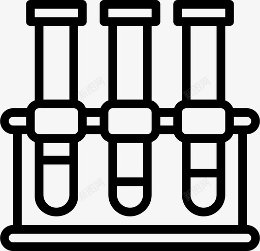 试管物质科学图标svg_新图网 https://ixintu.com 分析 化学 实验室 容器 物质 知识 研究 离心管 科学 管状 粉碎科学大纲 试管