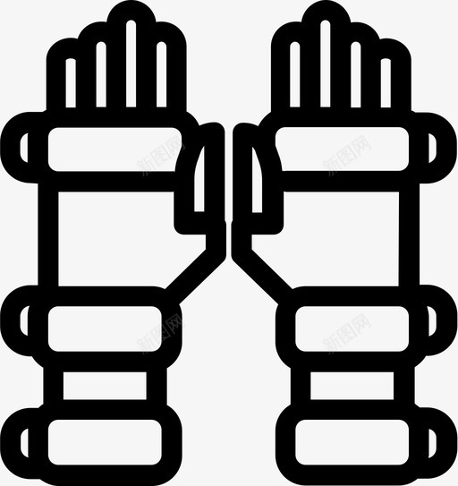 护腕夹板运动装备图标svg_新图网 https://ixintu.com 夹板 护腕 极限运动 滑板 滑板运动员 王牌包裹 衬垫 运动装备 防护装备