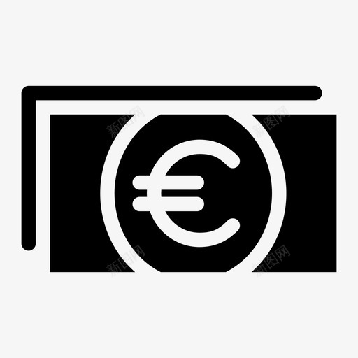 欧元支付交易支付方式图标svg_新图网 https://ixintu.com atm 借记 支付交易 支付方式 欧元 现金 票据 货币 钱包 银行标志