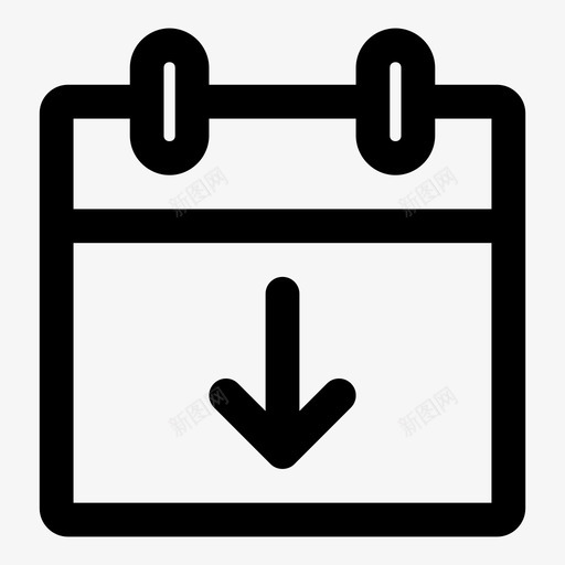 日历任务规划器计划图标svg_新图网 https://ixintu.com 下载日历 事件日程表 任务提醒 任务规划器 假日 日历 日期 标记事件 节日 计划
