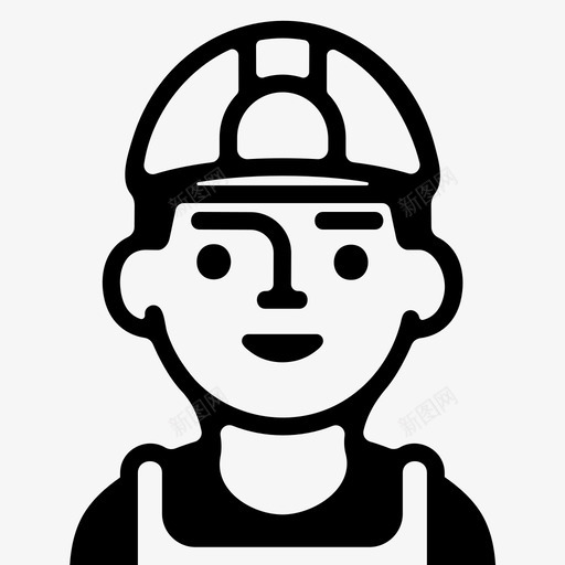 承包商团队肌肉图标svg_新图网 https://ixintu.com 人物图标 劳工 团队 头盔 工人 建筑商 建造师 承包商 肌肉