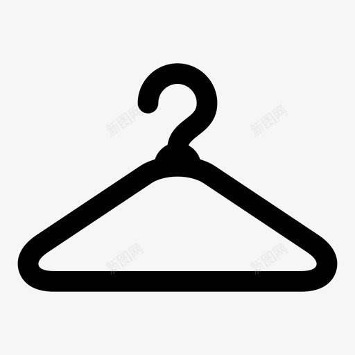 衣架布料衣服图标svg_新图网 https://ixintu.com 图片 布料 挂钩 衣服 衣架