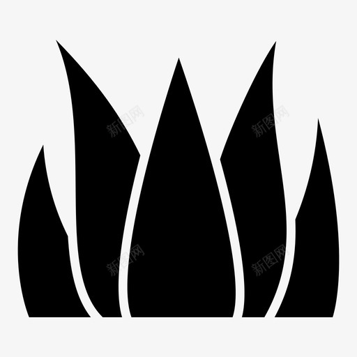 草不自然图标svg_新图网 https://ixintu.com 不 保持 出售 叶 地面 粗体 自然 花园雕文3 草 草叶 金色