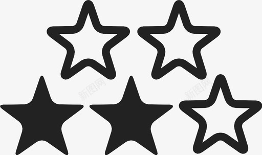 星级震颤悸动图标svg_新图网 https://ixintu.com 双星 悸动 星级 暴发 浪涌 盾徽 酒店 震颤 餐厅