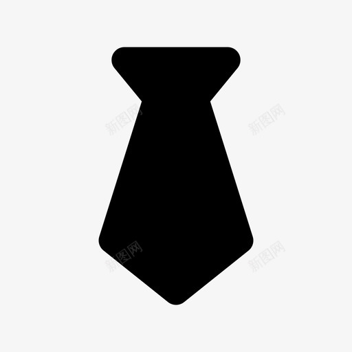 领带西装男士图标svg_新图网 https://ixintu.com 制服领带 商务 时尚 服装 正式领带 男士 西装 购物和零售材料图标 领带
